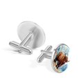 thumbnail image 3 of Yak Elegant Cufflink Sets for Formal Attire, Made of Stainless Steel, for Special Occasions, 3 of 6