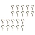 thumbnail image 2 of 50pcs Iron Screw Hooks Heavy Duty Screw Hooks Self-tapping Hanging Hooks, 2 of 2