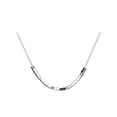 thumbnail image 1 of Collar cuadrado de plata 925 para mujer, collar para clavícula, diseño moderno, 1 of 7
