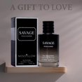 thumbnail image 3 of Savage for Men 3.4 Oz Eau De Toilette Spray para hombres Aroma masculino refrescante y cálido para uso diario Colonia informal para hombres Gran regalo navideño Olor fresco todo el día Un regalo para, 3 of 5