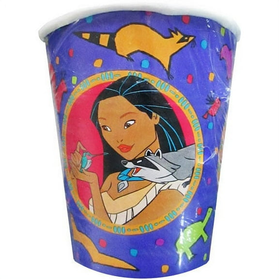 Pocahontas Vintage 1995 9oz Paper Cups (8ct)