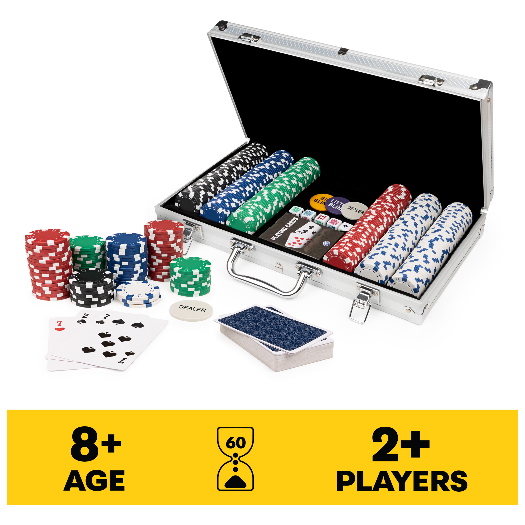 300-Piece Poker Set With Aluminum Carrying Case photo 2