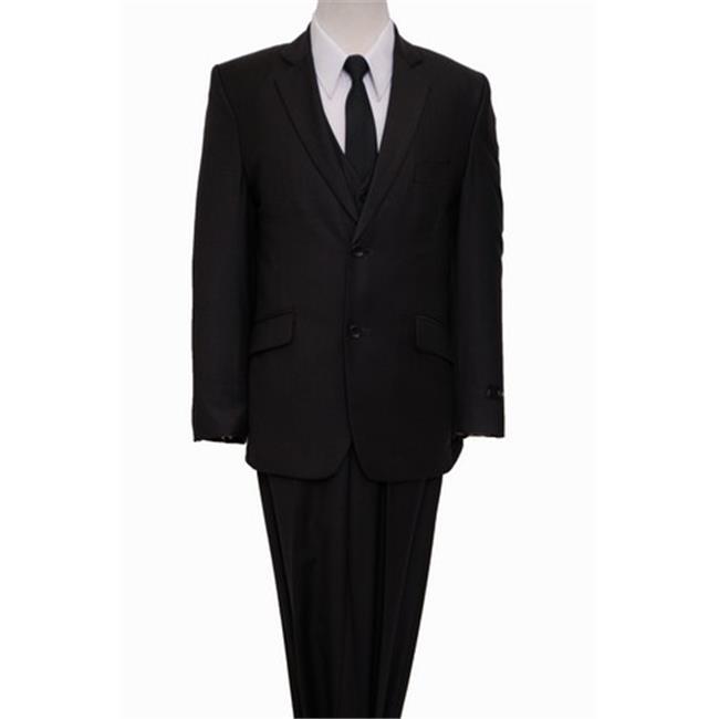 Mens Suits 2 Button Front Closure Slanted Pocket Boys Suits Grey 18