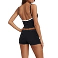 thumbnail image 5 of Short Set Two Piece Outfits Sleeveless Tank Tops Shorts Spring Clothes Vacation Outfits, 5 of 5