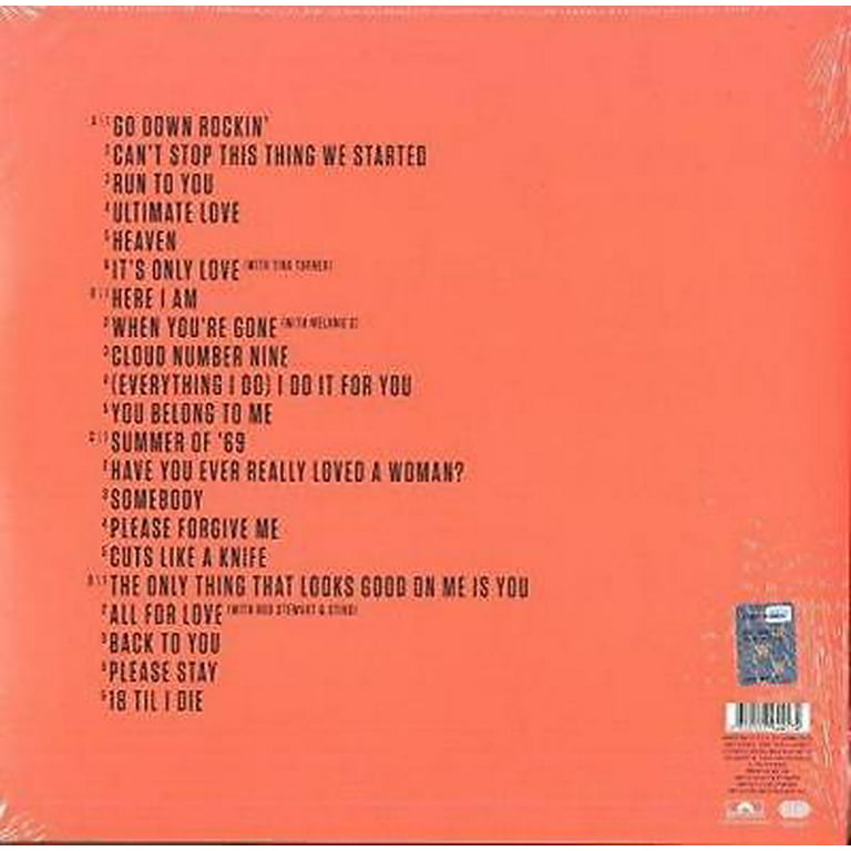 For det andet Roux satellit Bryan Adams - Ultimate - Vinyl - Walmart.com