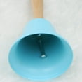 thumbnail image 4 of Set of 2 Metal Hand Bells - Christmas Musical Bells for Hotels, Schools, Restaurants - blue + pink, 4 of 5