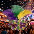 thumbnail image 1 of Máscara de color para fiesta de carnaval de moda para mujer Máscara facial completa Cara de mujer, 1 of 3