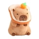 thumbnail image 1 of Muñeco de peluche de carpincho coleccionable, cómodo y suave, para decoración de habitación de niños. luz de pan de naranja, 1 of 9