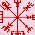 thumbnail image 2 of CafePress - Blood Red Viking Compass : Vegvisir Body Suit - Baby Light Bodysuit, Size Newborn - 24 Months, 2 of 4