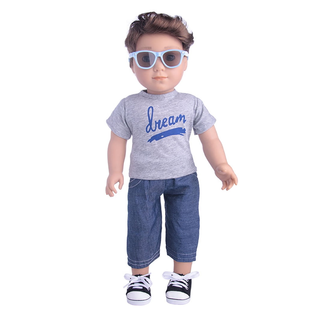 Doll Outfit Set Fashion Lovely Doll Clothes Doll Suit for 18in Boys