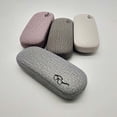 thumbnail image 4 of stanreset Portable Hard Linen Eye Glasses Case Sunglasses Protector Eyewear Storage Box White 1Set, 4 of 6