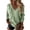 Light green, variant on Women Loose V Neck Sweater Casual Long Sleeve Knitted Pullover Top