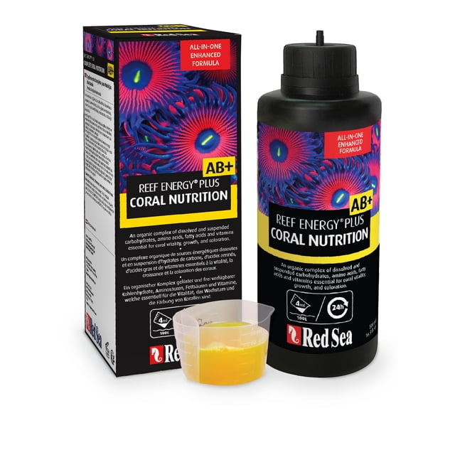 Coral Food Red Sea Reef Energy Plus, 500 ml, para acuarios de agua salada