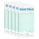 thumbnail image 1 of 5 Pack Guest Check Books, Server Note Pads for Restaurant, Green Waiter Checkbook, Restaurant Order Pad 50 Sheets/Pack, 1 of 5