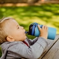 thumbnail image 6 of GROSCHE Lil Chill 12 oz Kids Water Bottle Insulated Water Bottle with Straw for Kids School with Straw Sip Lid - Blue, 6 of 7