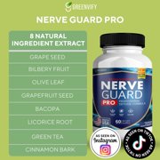 Nerve Guard Plus Pro Advanced Nerve Support Supplement with Alpha Lipoic Acid, B Vitamins & Herbal Extracts,