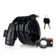 thumbnail image 2 of Candado para bicicleta, candado de cable de plástico antirrobo, accesorio de seguridad para bicicleta (negro), 2 of 2