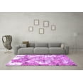 thumbnail image 3 of Ahgly Company Indoor Round Abstract Purple Modern Area Rugs, 8' Round, 3 of 4