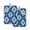 Blue and White Tie-dye, variant on 2 Pack Pot Holders for Kitchen Heat Resistant Hot Pads Sets for Cooking Baking Intricate Blue Block Pattern