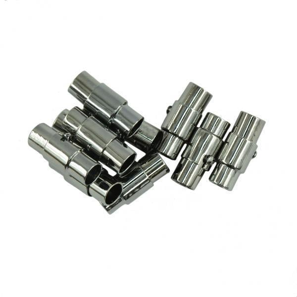5-10pcs broches de joyería de pulsera de bricolaje de cuero 4-6mm