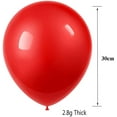 thumbnail image 2 of 100 Pcs Ballons Rouges à l'Hélium, Ballons en Latex Perlés de 12 Pouces pour Mariage, Mariée, Baby Shower, Saint-Valentin, Fiançailles, Anniversaire, Baptême, 2 of 7