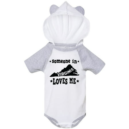 

Inktastic Virginia Vacation Someone Loves Me Gift Baby Boy or Baby Girl Bodysuit