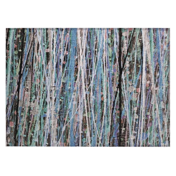 Dalyn Rugs Machine Washable Indoor/Outdoor Chantille ACN2125 Blue 1'8" x 2'6" Rug