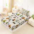 thumbnail image 4 of Erosebridal Music Guitar Cartoon Tent Twin Sheet Sets 3pcs For Boys Girls,Kids Teens Happy Camping Bedding, 4 of 5
