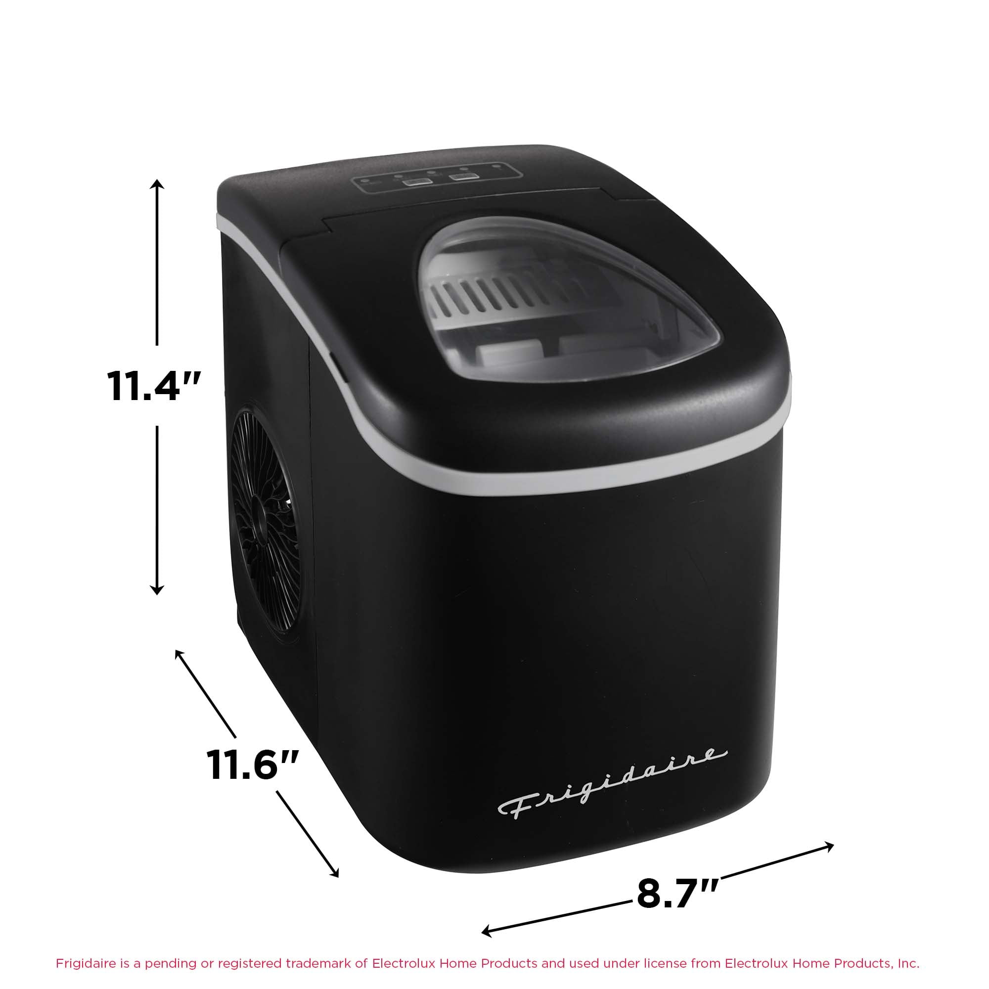 En forme de balle <br>26 livres. MACHINE À GLAÇONS MACHINE À GLACES 26 LBS