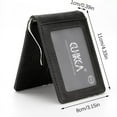 thumbnail image 5 of Pack of Adventure Rfid Blocking Men's Wallet Bifold Money Clip, Black, 5 of 8