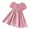 Pinks, variant on Huvoen Baby Girls Toddlelr Short Sleeve Doll Neck Cute Princess Casual Dresses Sun Dress Cardigan Shirt Clothing Pinks 4 Years