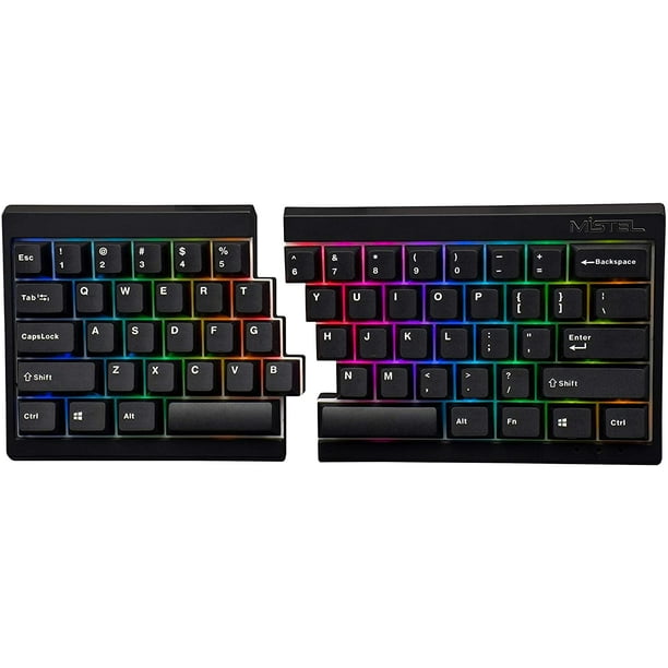 Mistel Barocco MD600RGB v2 Split Mechanical Keyboard with Cherry MX ...