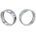 thumbnail image 3 of Motorcycle 7 Inch + 4.5 Inch Headlight Trim Ring Visor Style for Touring Road King Glide Softail Fld/ Motorcycle Accessories, 3 of 5
