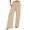 /c81Khaki420, variant on Huowey Women'S Baggy Cargo Pants Wide Leg Hiking Pants With Pockets Button Casual Daily Trendy Outdoor Athletic Bottoms,Black,L