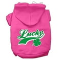 thumbnail image 2 of Mirage Pet Lucky Swoosh Screen Print Pet Hoodies Bright Pink Size XL, 2 of 2