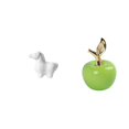 thumbnail image 1 of Figura De Porcelana De Caballo, Estatua Decorativa De Animal, Adorno De Mesa, Obra De Arte De Cerámica Con Forma De Fruta Para Sala De Estar, Oficina, Armario, Chimenea, Cafetería, Estudio,, 1 of 8