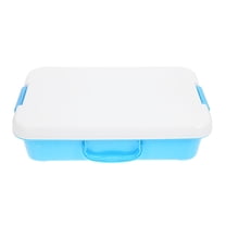 Toyvian Boîte à Sable Portable avec Couvercle Activités Extérieures pour Rangement Pratique Capacité Idéale pour Jeu Sensoriel Stockage De Jouets