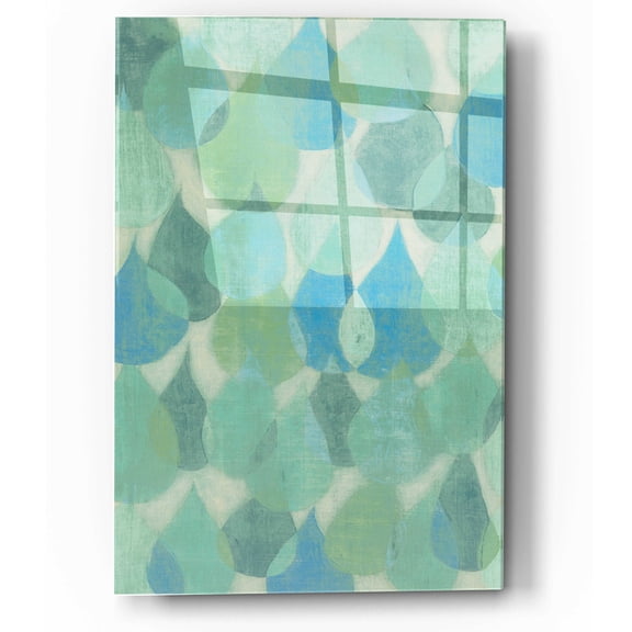 Epic Art 'Rain Drops II' by Grace Popp, Acrylic Glass Wall Art, 12"x16"