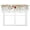 A Watercolor Flower, variant on Rustic Flower Valance Curtains for Kitchen Window Farmhouse Green Botanical Plant Valances Vintage Spring Wildflower Floral Window Treatment Drapes for Bathroom Living Room (55x18 Inch)