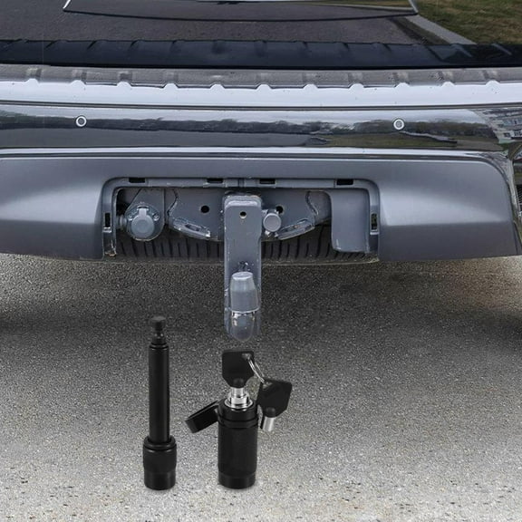 Baluue Trailer Hitch Lock with Key for Car Highstrength Anti Theft Tow Pin Lock