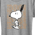thumbnail image 3 of Peanuts - Boo Snoopy Scared - Women's Short Sleeve Graphic T-Shirt, 3 of 6
