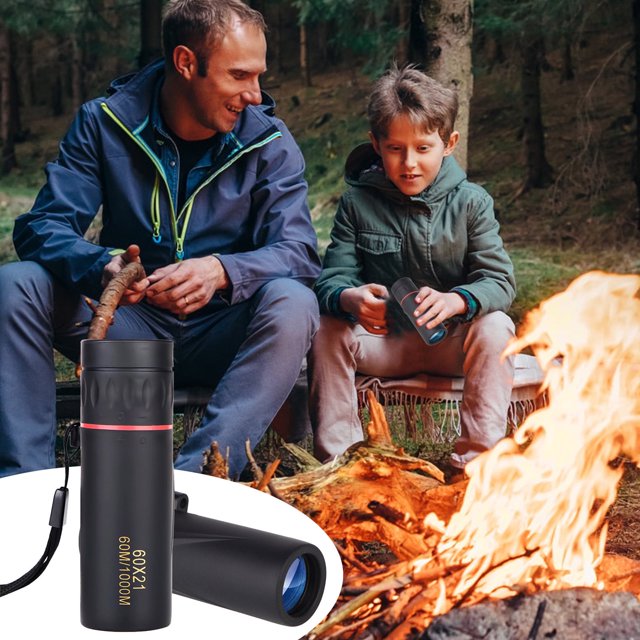 Monocular Fnyoxu 21X60 de alta definición con soporte para smartphone y trípode. Monoculares de alta potencia para adultos con zoom. Monocular compacto para observación de aves y caza.