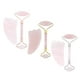 thumbnail image 4 of 2x Rodillo facial Gua Sha de cristal para todo el cuerpo, tablas de masaje raspadoras Gua Sha, color rosa Oro rosa, 4 of 7