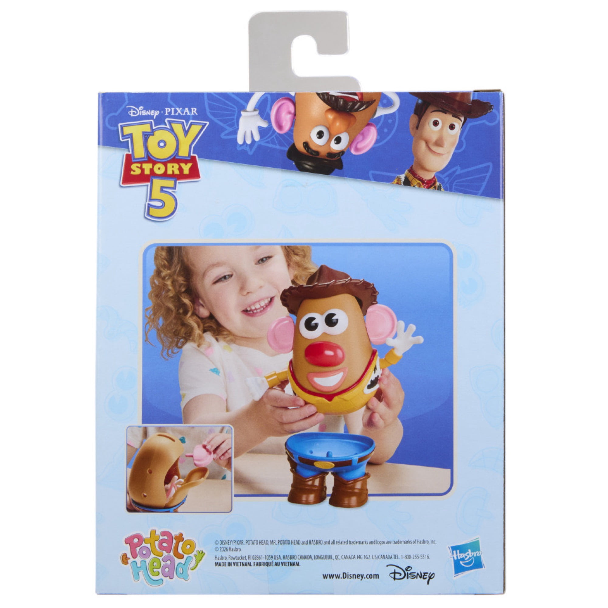 Potato Head Toy Story Woody Tater Set, 13 Parts and Pieces, Birthday Gifts, Preschool Toys for Ages 2+