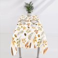 thumbnail image 6 of Autumn Leaves Tablecloth, Thanksgiving Fall Acorns Mushroom Print Table Cover for Kitchen Dinning Holiday Decor, Rectangle60x84, 6 of 6