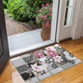 thumbnail image 2 of Pioneer Flower Floral Print Pattern Door Rugs,Washable Non Slip Door Mats Indoor,Decorative Door Mats,Entry Mat Indoor for Entrance,Bedroom,Kitchen,Bathroom,17"x30", 2 of 6