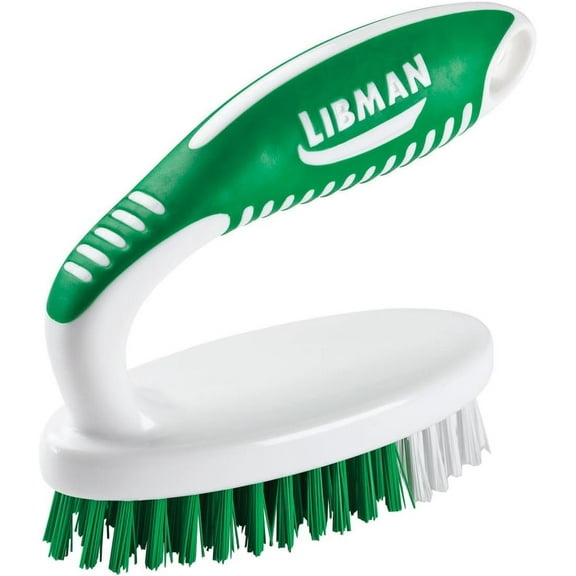 Libman 1.75 in. W Hard Bristle 4.5 in. Plastic/Rubber Handle Scrub Brush
