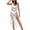 White, variant on yillto Womens Crochet Fringe Beachwear Cover up Swimwear Bikini Spaghetti Strap Long Maxi Beach Dress