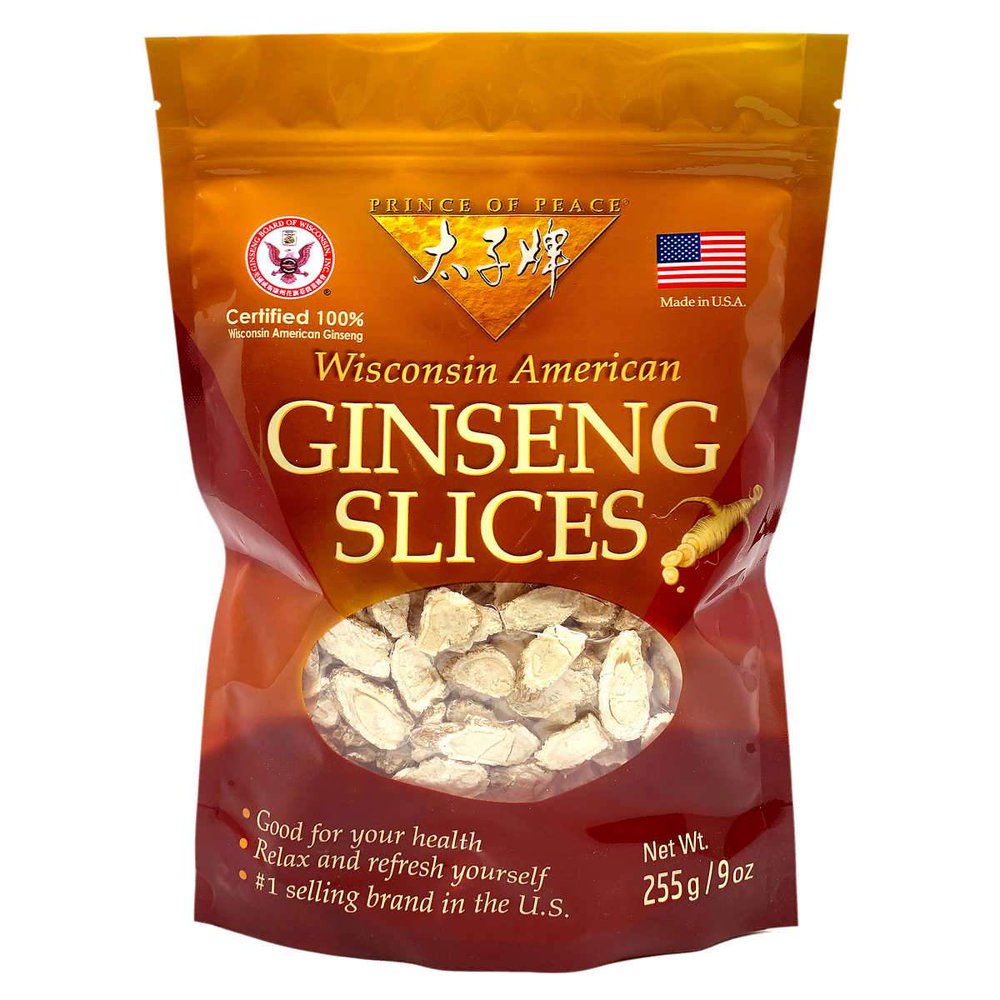 Prince of Peace American Ginseng Root Slices, 9 Ounces