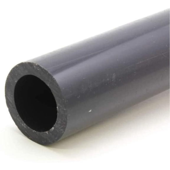 VENTRAL Schedule 80 PVC Pipe 1/2 Inch (0.84 OD), Grey, Cut Lengths for Industrial, Plumbing, Chemical, High-pressure